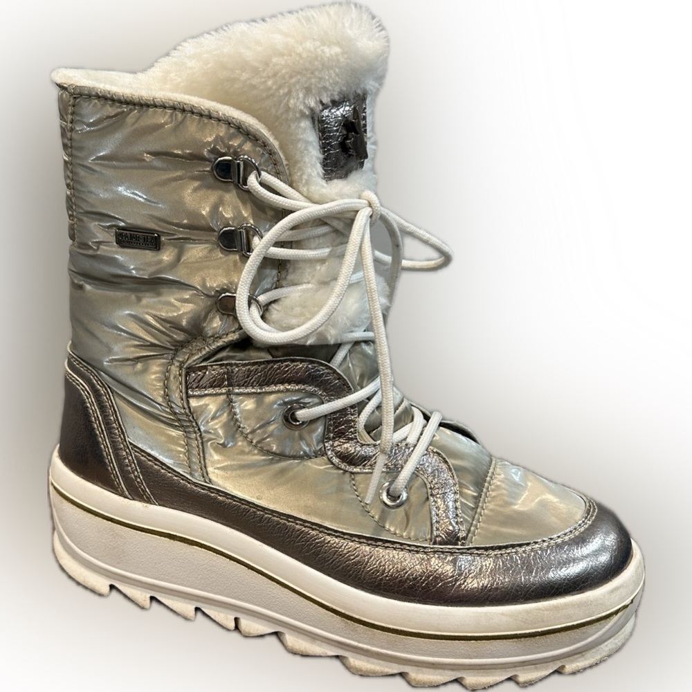 Pajar | Women's Gold Lace Up Boots